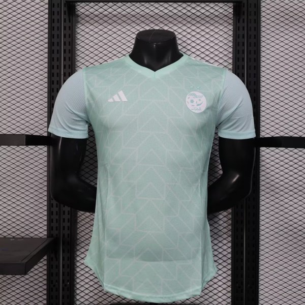 25/26 Algeria Blue Player 1:1 Quality Soccer Jersey