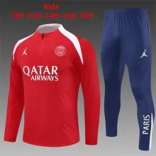 25/26  Paris Kids Red Player Version 1:1 Quality Training Jersey