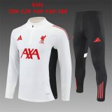 25/26  Liverpool Kids White 1:1 Quality Training Jersey