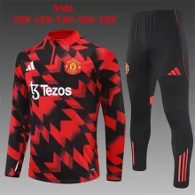 25/26  Manchester United Kids Red 1:1 Quality Training Jersey