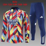 25/26  Arsenal Yellow Red Kids  1:1 Quality Training Jersey