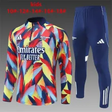 25/26  Arsenal Yellow Red Kids  1:1 Quality Training Jersey