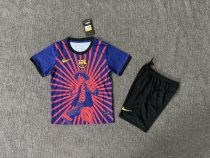 25/26 Barcelona  Special Edition Kids Kits 1:1 Quality Soccer Jersey