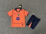 25/26 Barcelona  Away  Kids Kits 1:1 Quality Soccer Jersey