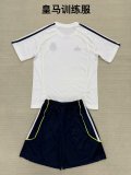 25/26 Real Madrid Training Clothes Kids Kits 1:1 Quality Soccer Jersey