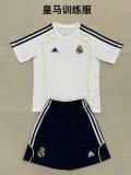 25/26 Real Madrid Training Clothes Kids Kits 1:1 Quality Soccer Jersey
