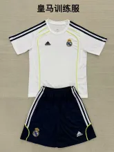 25/26 Real Madrid Training Clothes Kids Kits 1:1 Quality Soccer Jersey