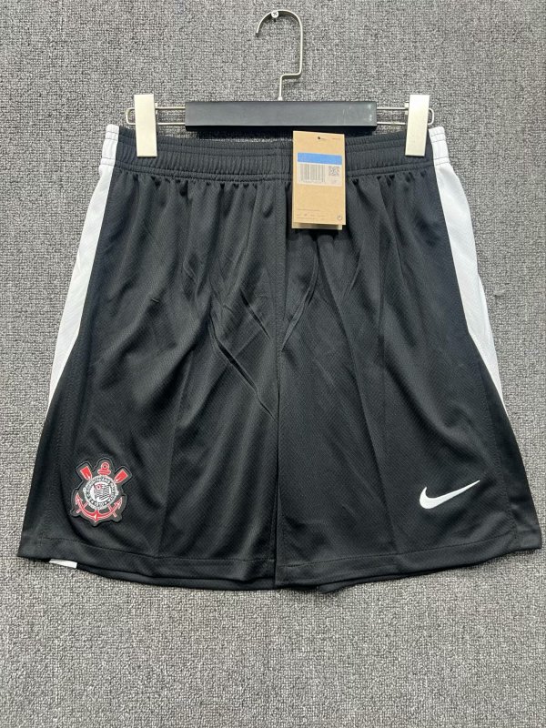 25/26 Corinthians Home Black Shorts