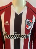 2005/2006  River Plate  Away Fans Long Sleeve 1:1 Retro Quality Soccer Jersey
