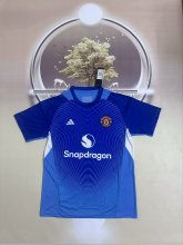 25/26  Manchester United Blue Goalkeeper Fans 1:1 Quality Soccer Jersey