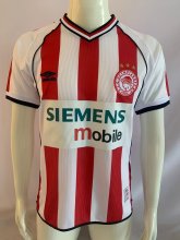 2001/2002 Olympia Home Fans Retro 1:1 Quality Soccer Jersey