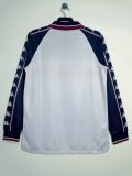 1997/1998 Manchester City Away Long Sleeve Fans Retro 1:1 Quality Soccer Jersey