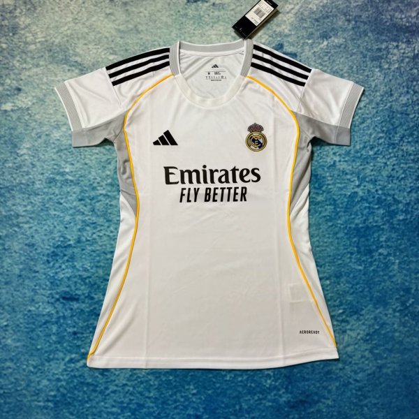 25/26 Real Madrid Home Fans Women Soccer Jersey