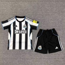 25/26 Newcastle Home  Kids Kits 1:1 Soccer Jersey