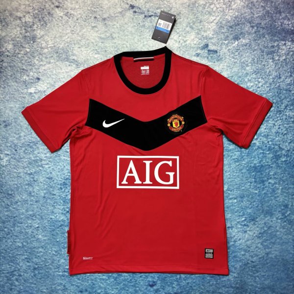 2009/2010 Manchester United Home Fans 1:1 Quality Retro Soccer Jersey