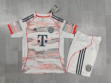 25/26 Bayern Munich  Away Kids 1:1 Soccer Jersey