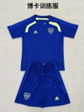 25/26 Boca Training clothes Kids 1:1 Quality Soccer Jersey