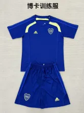 25/26 Boca Training clothes Kids 1:1 Quality Soccer Jersey