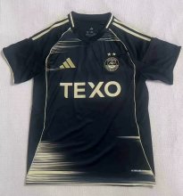 25/26  Aberdeen  Away Black Fans 1:1 Quality Soccer Jersey