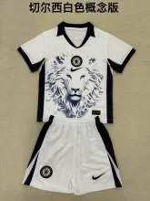 25/26 Chelsea White Special Edition Kids Kits 1:1 Quality Soccer Jersey
