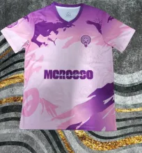 25/26  Morocco Training Clothes Purple Fans 1:1 Quality Soccer Jersey