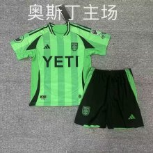 25/26 Austin Home Adult Kits  1:1  Quality  Soccer Jersey（成人套装）