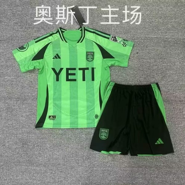 25/26 Austin Home Adult Kits  1:1  Quality  Soccer Jersey（成人套装）