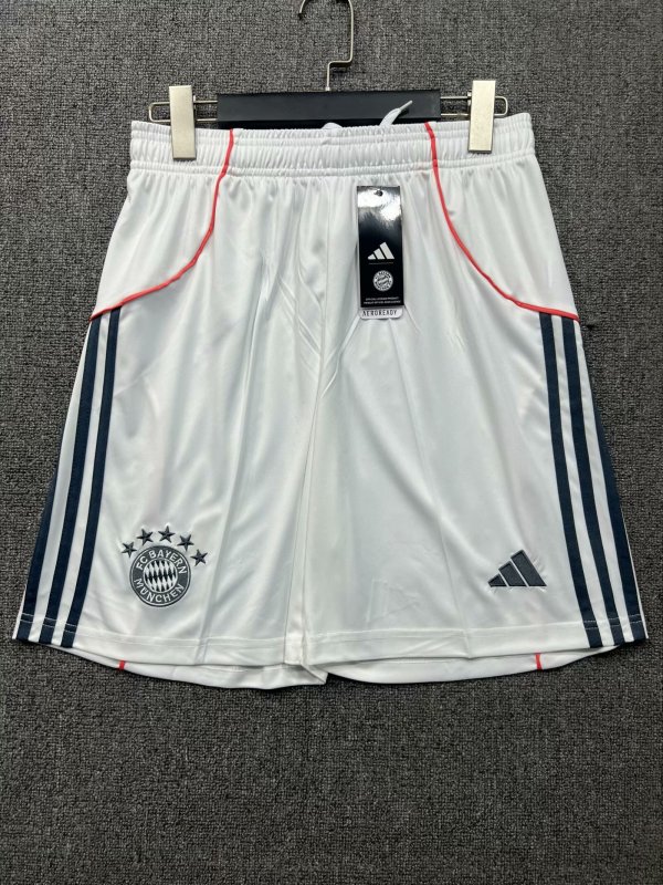25/26 Bayern Munich Player Away White Shorts