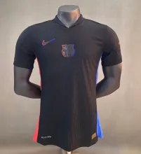 24/25 Barcelona Away Player 1:1 Quality Soccer Jersey（无广告版本）