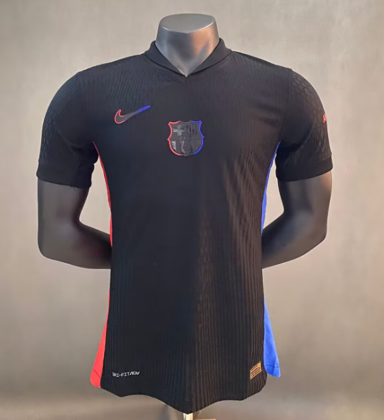 24/25 Barcelona Away Player 1:1 Quality Soccer Jersey（无广告版本）
