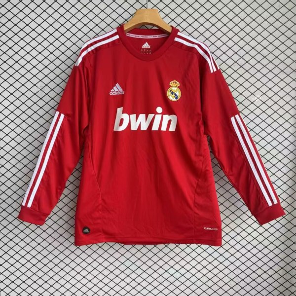 2008/2009 Real Madrid Third Long Sleeve Retro 1:1 Quality Soccer Jersey