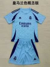 25/26 Real Madrid Special Edition  Kids Kits 1:1 Quality Soccer Jersey