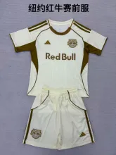 25/26 New York Red Bulls Pre match uniform kids 1:1 Quality Soccer Jersey