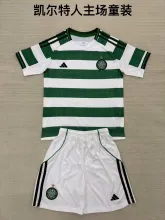 25/26 Celtic Home  Kids KIits 1:1 Soccer Jersey