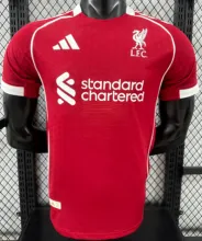 25/26 Liverpool  Home Red Player 1:1 Quality Soccer Jersey