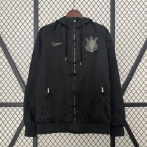 25/26 Corinthians Black Windbreaker