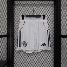 25/26 Bayern Munich Player Home White Shorts