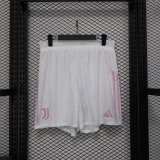 25/26  Juventus Home Player White 1:1 Quality Shorts