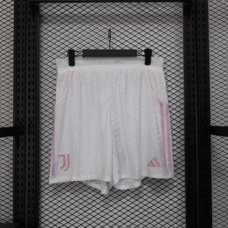 25/26  Juventus Home Player White 1:1 Quality Shorts