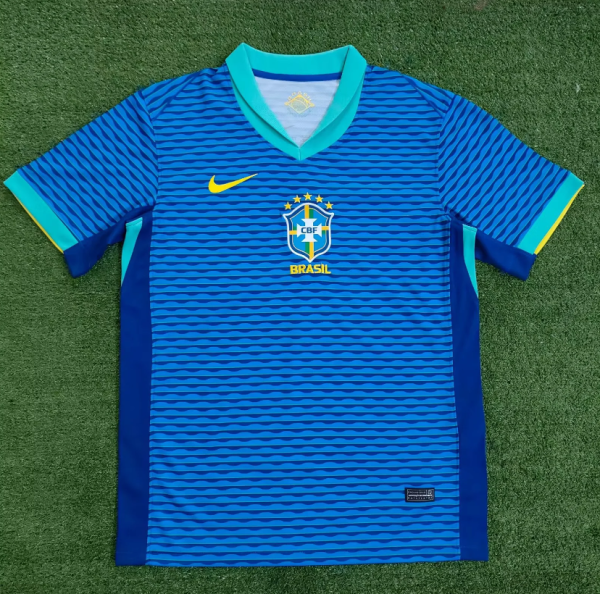 24/25 Brazil Away Fans 1:1 Quality Soccer Jersey