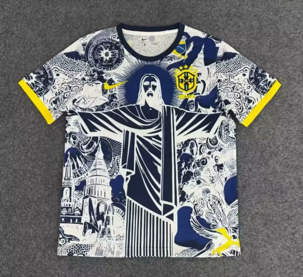 25/26 Brazil Goddess on Blue Fans 1:1 Quality Soccer Jersey