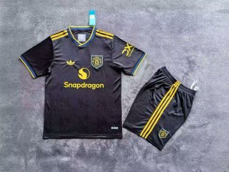 25/26 Manchester United Third Adult Kits 1:1  Quality  Soccer Jersey（成人套装）