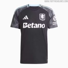 25/26  Aston Villa Away Fans  1:1 Quality Soccer Jersey
