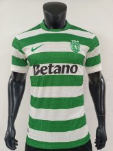25/26 Sporting Lisbon Home Player  1:1 Quality  Soccer Jersey