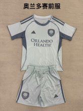 25/26 Orlando City SC Pre match uniform  Kids 1:1 Quality Soccer Jersey