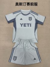 25/26 Austin FC Pre match uniform Kids 1:1 Quality Soccer Jersey