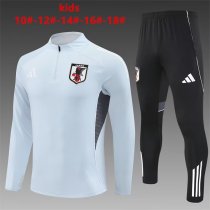 25/26 Japan Light Gray Kids 1:1 Quality Training Jersey