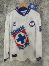 1997/1998 Cruz Azul Away Fans Long sleeve 1:1 Quality Soccer Jersey