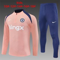 25/26  Chelsea Kids Light Pink Player Version 1:1 Quality Training Jersey