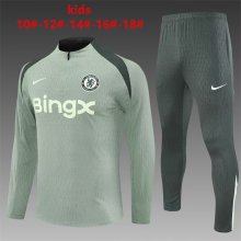 25/26  Chelsea Kids Light Green Player Version 1:1 Quality Training Jersey